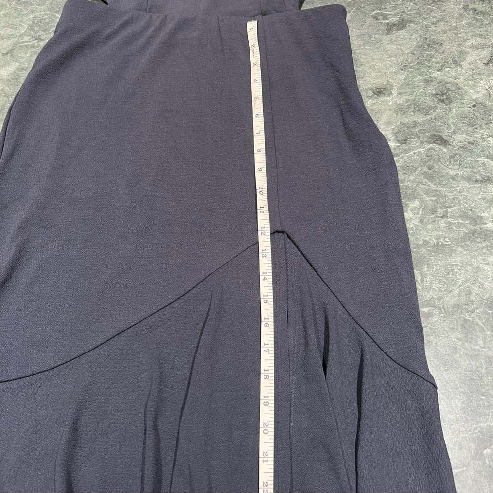 Maeve Dress Navy Blue Open Back Knit Maxi Dress Size Medium Anthropologie NWT - Picture 3 of 12